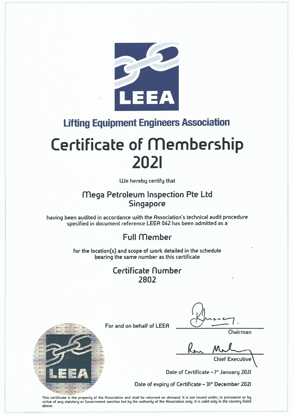 Lifting Equipment Engineers Association